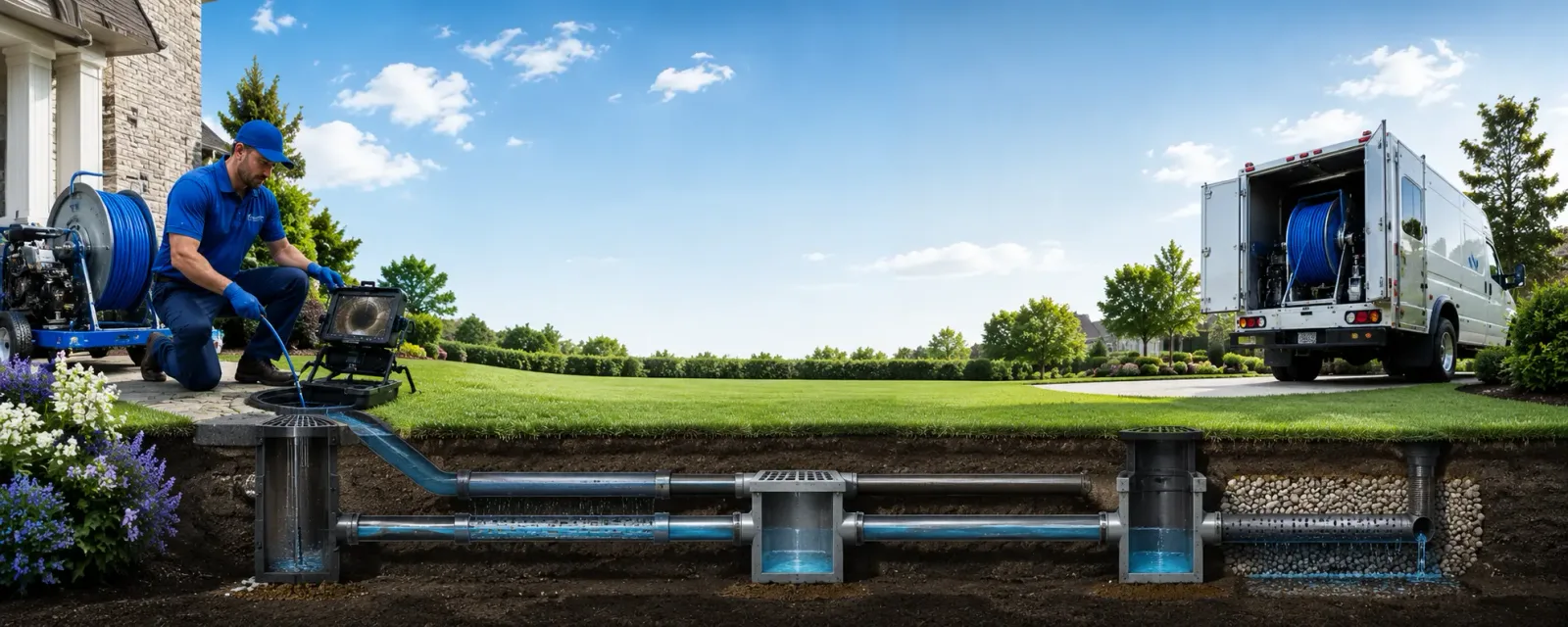 Outdoor drain cleaning information for Clarence Center, NY